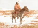 Howard Terpning, Cold Montana Morning
