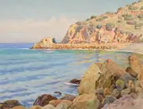 Gunnar Widforss, The Ocean, Catalina Island