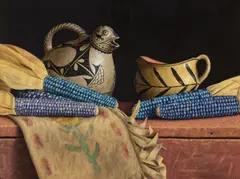 Corn Patch by William Acheff, 2012, oil on canvas, sold Jul 2018