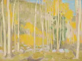 E. Irving Couse, Amosette, Hondo Canyon, Taos, N. Mex ( circa 1907)