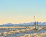 Maynard Dixon, Desert Evening