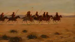David Ericson, Hostiles, 1907, oil on canvas