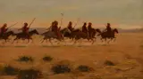 David Ericson, Hostiles, 1907, oil on canvas