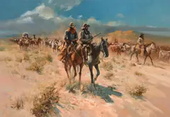 Carl Hantman, Dry Country Ahead, 1976, oil on canvas