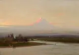Thomas Hill, Morning, Mt. Tacoma (Rainier), oil on canvas