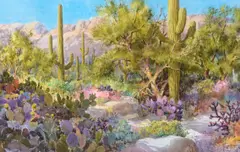 Tom Hill, Quail Heaven, 2000, watercolor on paper