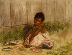 Grace Hudson, Thurlow, 1904, oil on board
