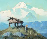 Theodore Roosevelt Lambert, Mt. McKinley, 1940, oil on board