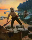 William Robinson Leigh, From Rod to Rifle