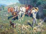William Robinson Leigh, West Virginia Woodchopper [or] West Virginia Farm Boy