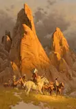 From the Pinnacles They Watched by Frank McCarthy, Oil on canvas, sold Jul 2018