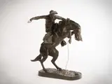 The Broncho Buster , Casting #167 by Frederic Remington, bronze, sold Jul 2018