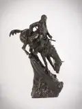 The Mountain Man , Casting #36 ( circa 1918) by Frederic Remington, bronze, sold Jul 2018