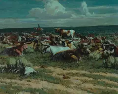Tom Ryan, The Returner, Oil on canvas