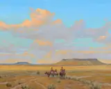 W. Steve Seltzer, Following the Game Trails, 2018, oil on canvas