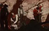 Saul Tepper, Fallen Cowboy, 1932, oil on canvas