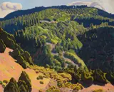 Ernest L. Blumenschein, Mountain Landscape, oil on canvas