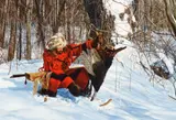 Paul Calle, Good Hunting, 1984, oil on board