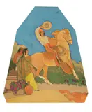 Maynard Dixon, Mexican Cowboy mural study