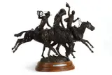 John Hampton, Race for the Wagon
