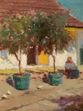 William Victor Higgins, An Afternoon Repose
