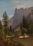 William Keith, Yosemite, oil on canvas