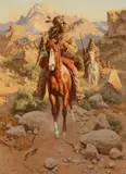 Frank McCarthy, In the Pass, oil on canvas