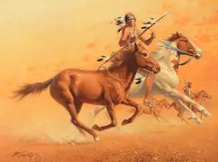 One Down by Frank McCarthy, oil on board, sold Jul 2017