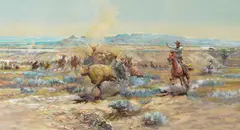 James Kenneth Ralston, A Mid Day Scare, 1958, oil on canvas