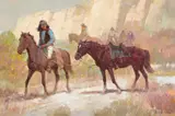 A Captured Mount by Kenneth Riley, Acrylic, sold Jul 2017