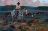 A Long Day by James Reynolds, Oil on canvas, sold Jul 2017