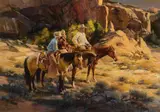 Howard Rogers, Canyon Crossing, oil on canvas