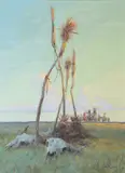 Tom Ryan, Buffalo Big Medicine, oil on canvas