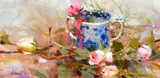 Richard Schmid, Blue Cup and Roses
