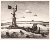 Thomas Hart Benton, West Texas 1952