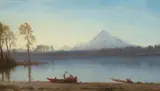 North Coast Indians by Albert Bierstadt, oil on paper laid on board, sold Jul 2016