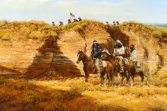 Dan Bodelson, The Coming Encounter, 1979, oil on canvas