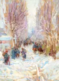 Leon Gaspard, Soldiers in the Snow