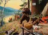 Philip Russell Goodwin, Camp Robbers, oil on canvas