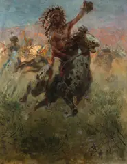 Karl Ludwig Hassmann, The Trophy, 1907, oil on canvas