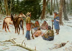 John Hauser, Parley, 1910, oil on canvas