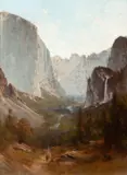 Thomas Hill, Yosemite Valley, oil on canvas