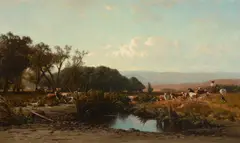 California by Thomas Hill, 1879, oil on canvas, sold Jul 2016