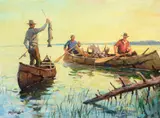 Frank B. Hoffman, Grand Trophies, oil on board