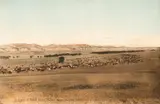 Laton Alton Huffman, A Trail Herd, Powder River, original hand-colored collotype on paper