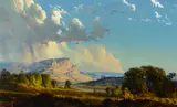 Wilson Hurley, Clearing Skies, 1970, oil on canvas
