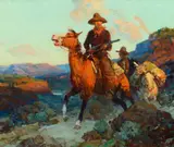 Frank Tenney Johnson, Land Beyond the Law ( circa 1930s)