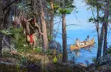 D. Edward Kucera, The Forest is Watching, 2016, oil on canvas
