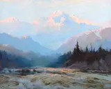 Mt. McKinley, Alaska by Sydney Laurence, 1929, oil on canvas, sold Jul 2016