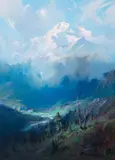 Sydney Laurence, Storm Clouds, Mt. McKinley